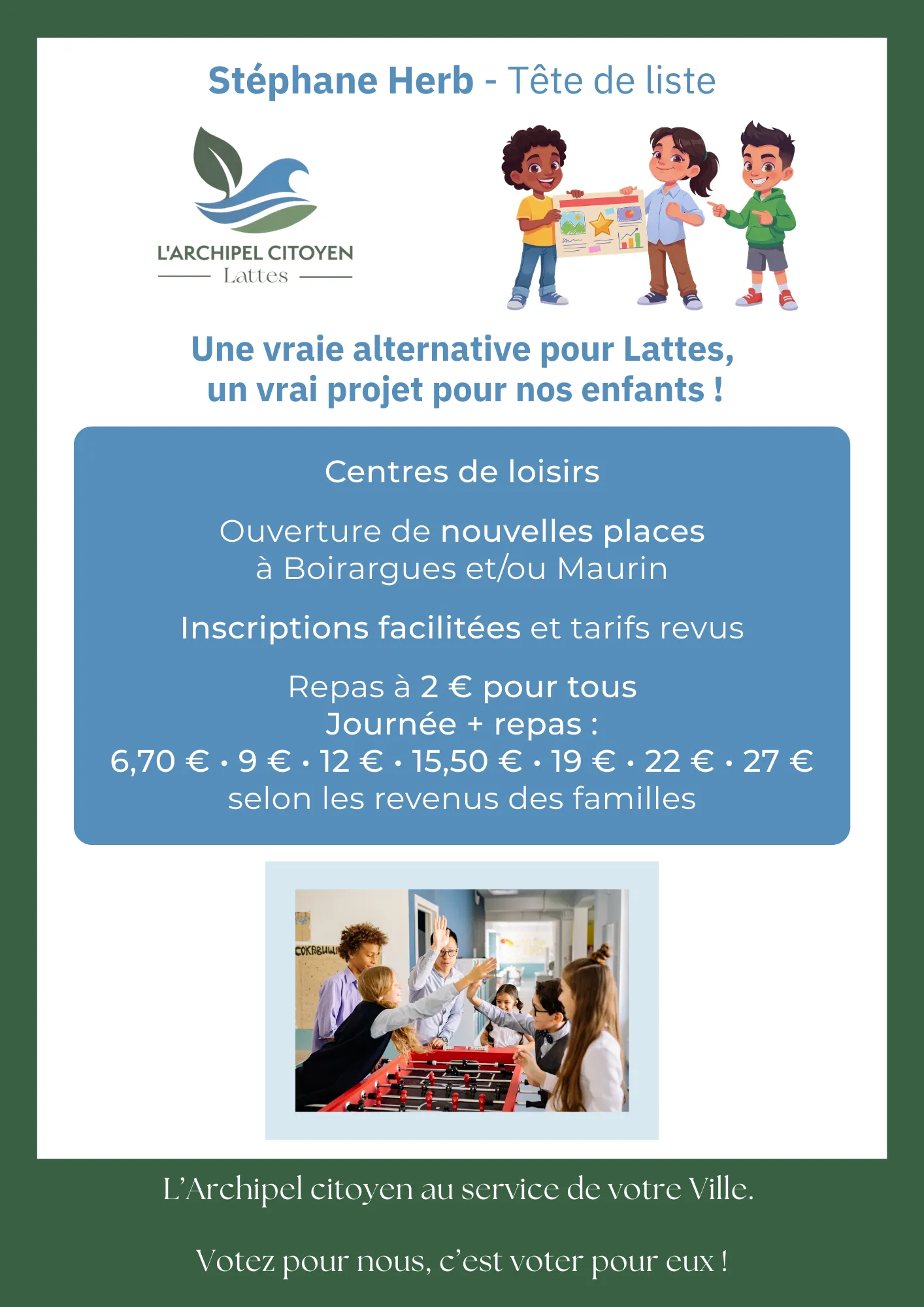 Centres de loisirs - Ouverture de nouvelles places à Boirargues et/ou Maurin - Inscriptions facilitées et tarifs revus - Repas à 2 € pour tous