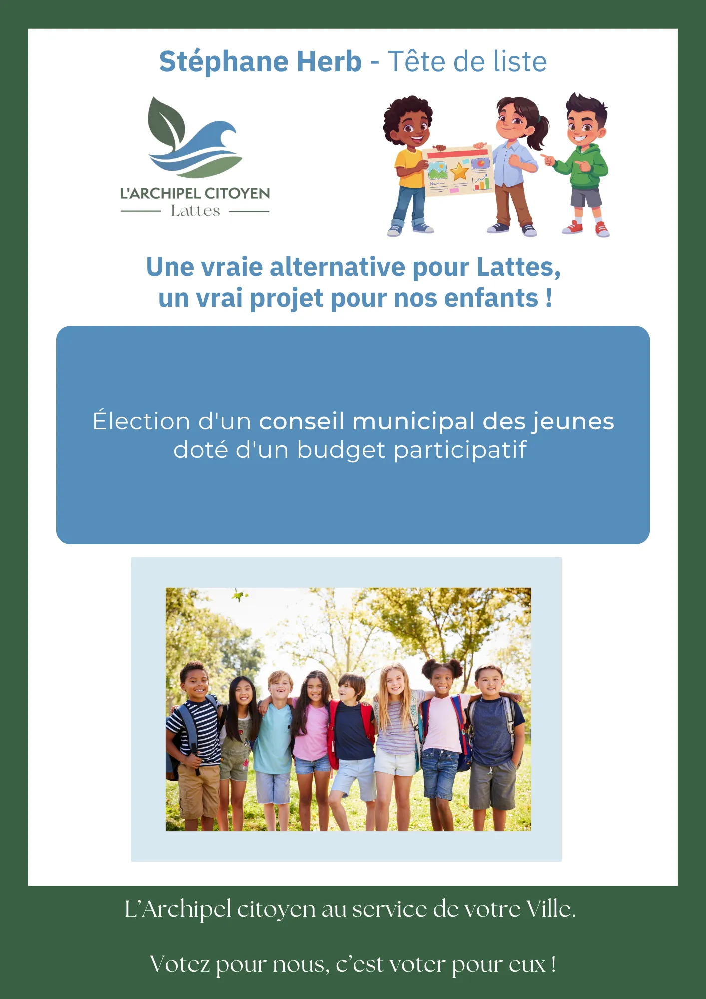 Élection d'un conseil municipal des jeunes doté d'un budget participatif