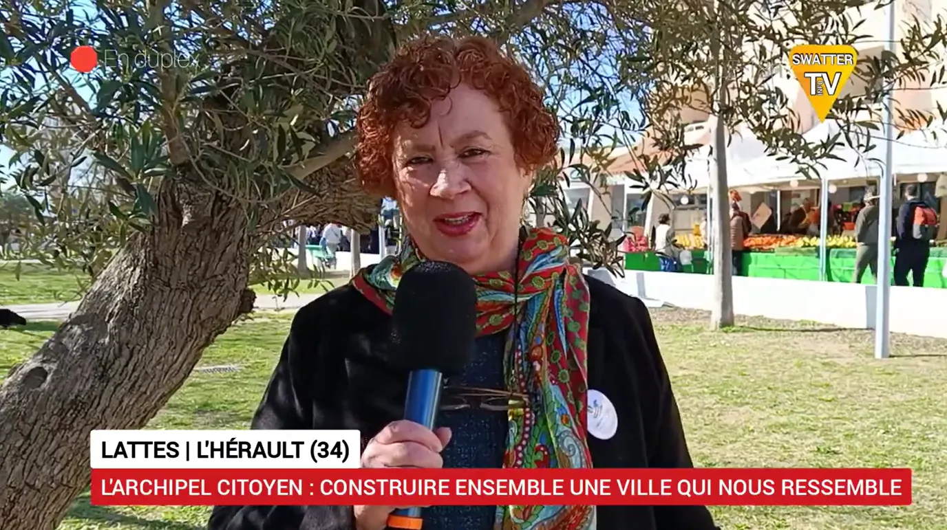 Vidéo de Swatter TV au marché de Lattes le 1er mars 2026